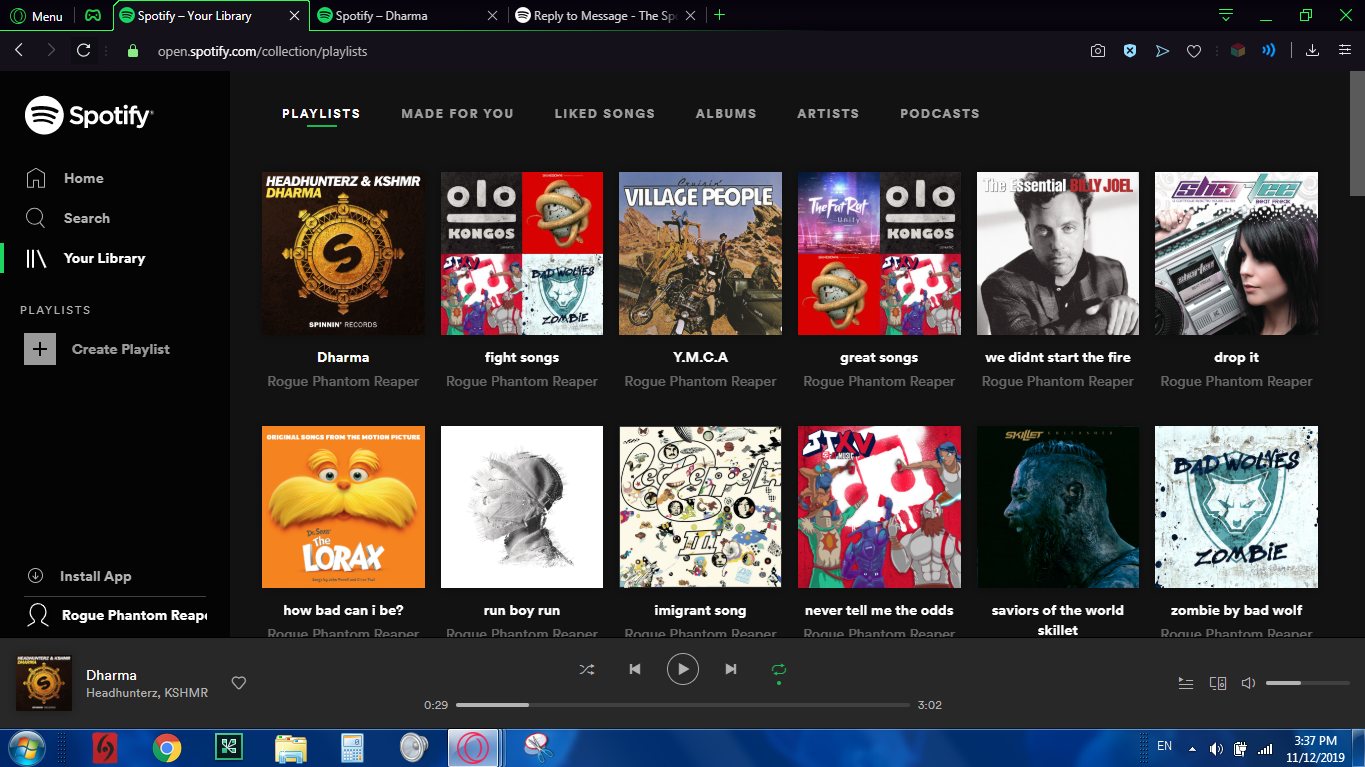 Spotify Web Player